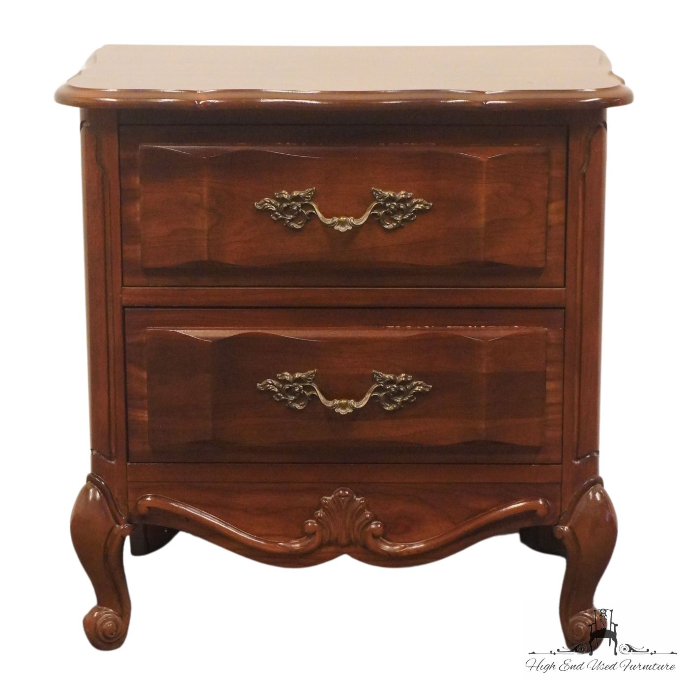 BASSETT FURNITURE Chalon Cherry Collection Traditional French ...